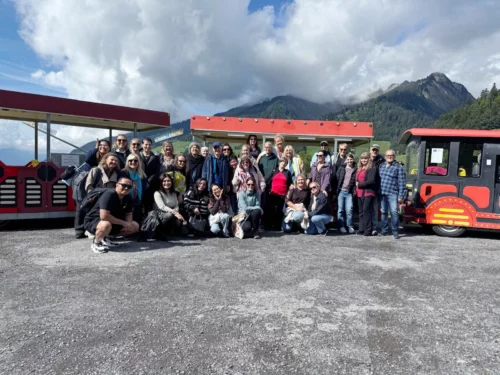 Gruppenfoto vom Team der Sozialdienste beim Betriebsausflug